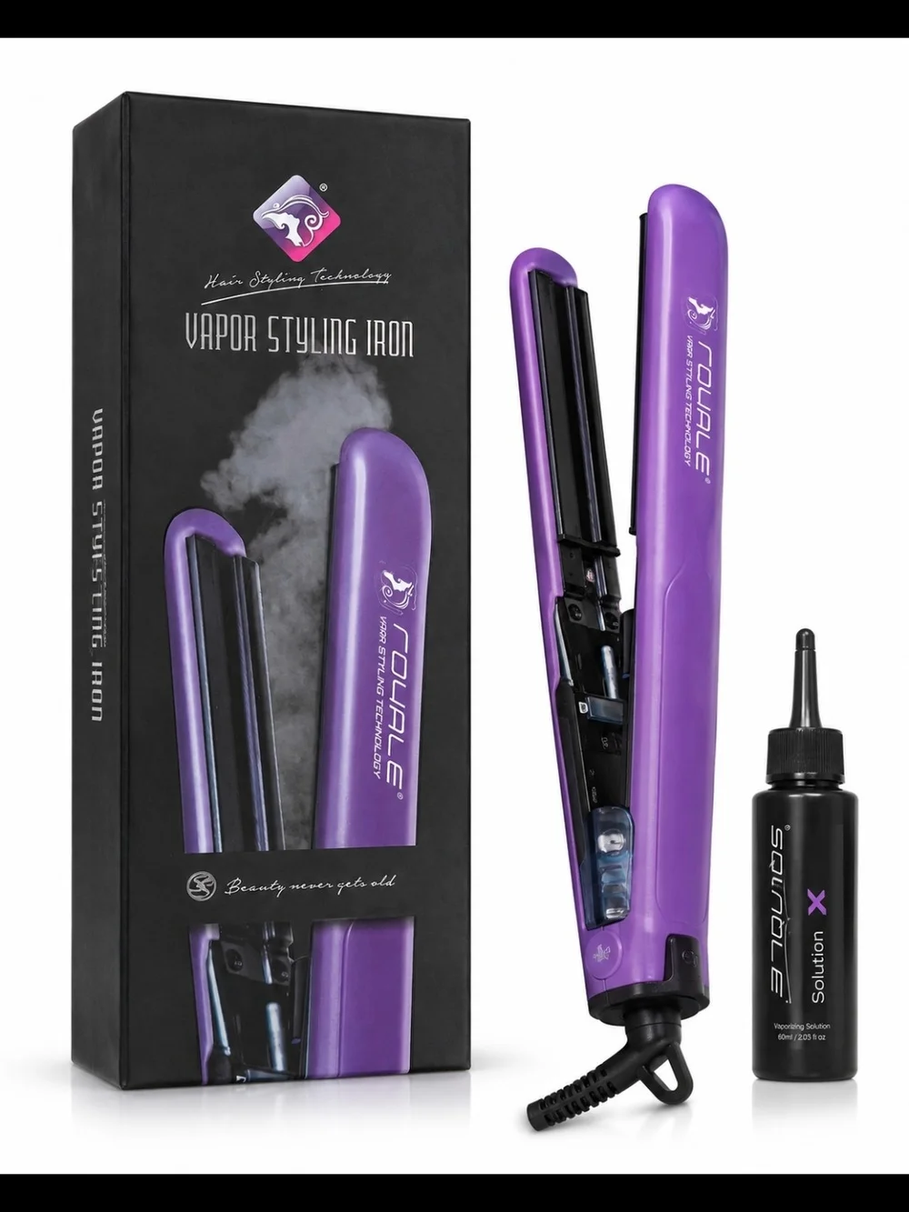 Purple Vapor Styling Iron